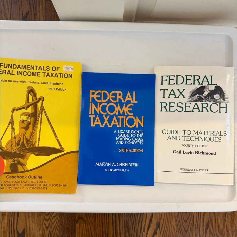 Federal Income Taxation Books (3)